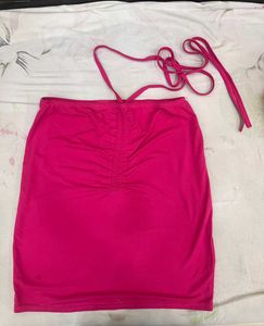 Ruched Mini Skirt