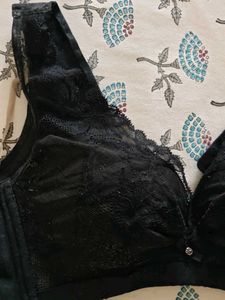 Elegant Black Lace Bra