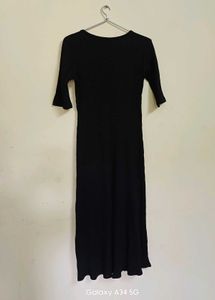 FIG BLACK BODYCON DRESS