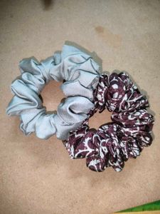 2 Scrunchies At 99/-. 🤩