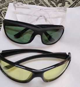 3 In 1 Day Night Vision Glasses
