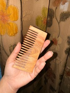 Big Mouth Small Neem Wooden Comb