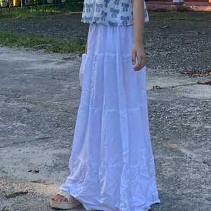 White Maxi Skirt