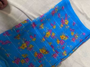 Blue Saree