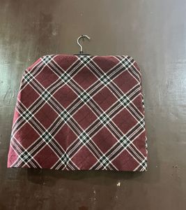 Pinteresty Maroon Mini Skirt❣️✨