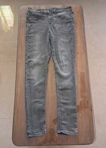 Gray Denim Jeans