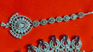 Elegant Purple Stone Jewelry Set