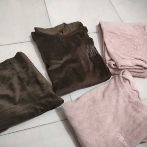 combo woolen night suit