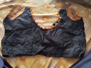 Elegant Black Saree Blouse