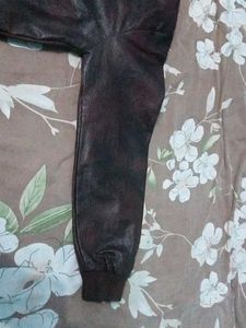 Vintage Style Brown Leather Jacket