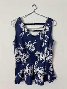 Floral Peplum Top
