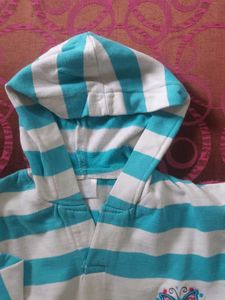 Striped Butterfly Hoodie
