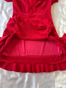 Red Party Mini Dress