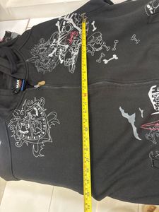 Unique Graphic Zip-Up Hoodie