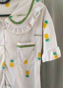 Pineapple Print Top