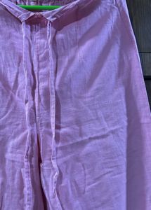 Pink Wide Leg Palazzo Pants