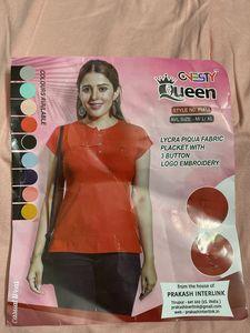 Flat 199 Any Top! Brand New Queen Peachy Pink Top