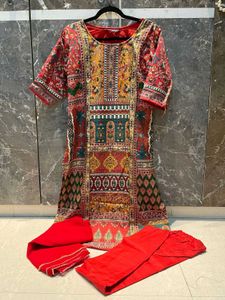 Multi Colored Kurta Set