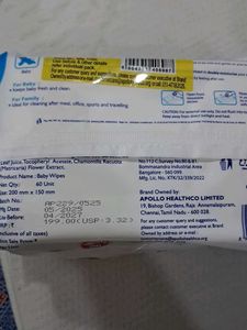 Baby Wipes Double Moisturising