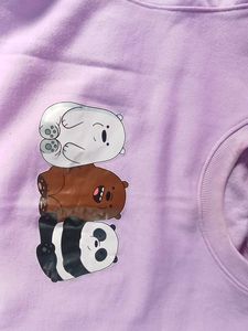 We Bare Bears Lavender Sweatshirt
