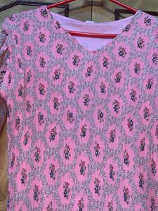 Very Beautiful Pink Crease Body Con Dress