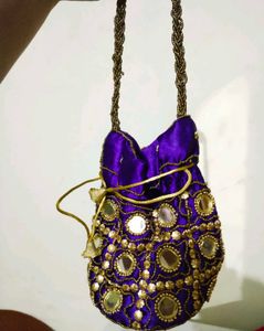 Purple Designer Pouch