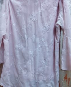 Balloon Sleeves Wrinkle Georgette Top