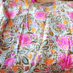 (New)Floral Print Kurta