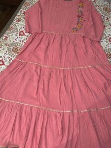 Pink Kurta Set With Dupatta