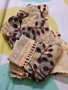 Netted 3/4th Blouse