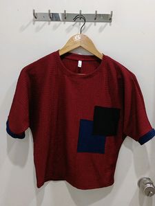 *NEW ARRIVAL* Maroon Crop