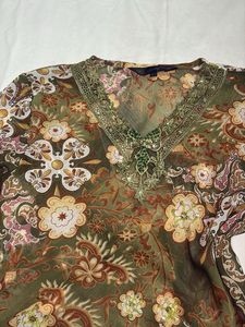 Y2K Kurti with Bell Sleeves