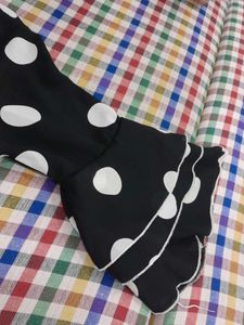 Polka Dot Flared Sleeve Top