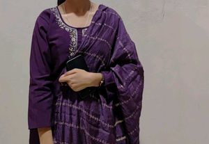 Elegant Purple Salwar Suit