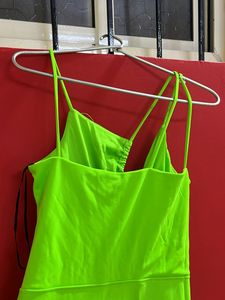 Green Color Cris Cross Dress From H&amp;M