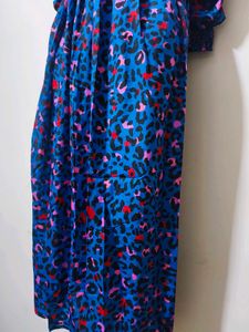 Stylish Animal Print Maxi Dress