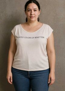 Benetton Striped Tank Top