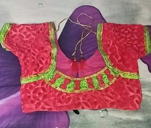 GREEN&amp;PINK SAREE