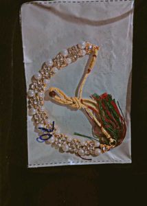 White Peral With Diamond Set