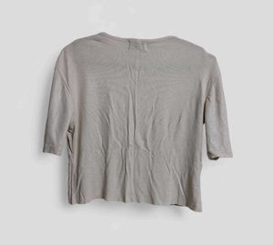 Casual cropped women T-Shirt