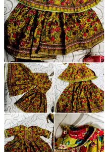 Cute Floral Girls Clothing Set