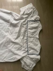 White Embroidery Top