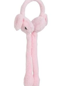Adorable Pink Bunny Ear Muffs