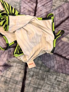 Zebra Print Crop Tank Top