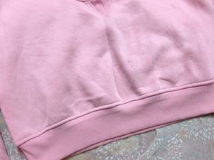 Cute Pink Cropped Sweatshirt (women's)