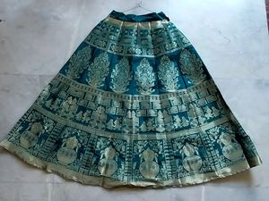 Ethnic Partywear Skirt With Lining.