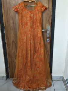 Elegant Orange Kurta Set