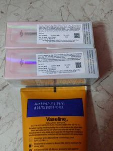 2 Face Serum 1 Suncream