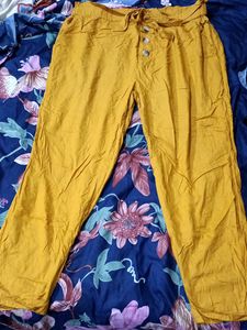 Mustard Colour Trouser