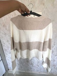 Striped oversized Cardigan